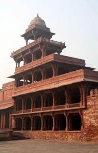 The Panch Mahal. The bottom floor has 176 intricately carved columns.